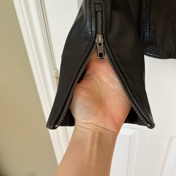 SOÏA&KYO Leather biker’s jacket - Picture 4 of 11